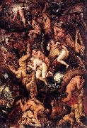 Frans Francken II The Damned Being Cast into Hell oil on canvas